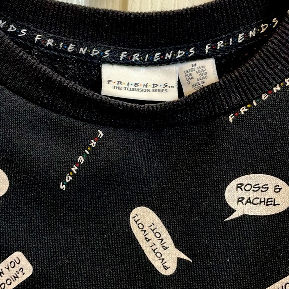 Friends The Television Series Sweatshirt size M  new without tags - Picture 3 of 6